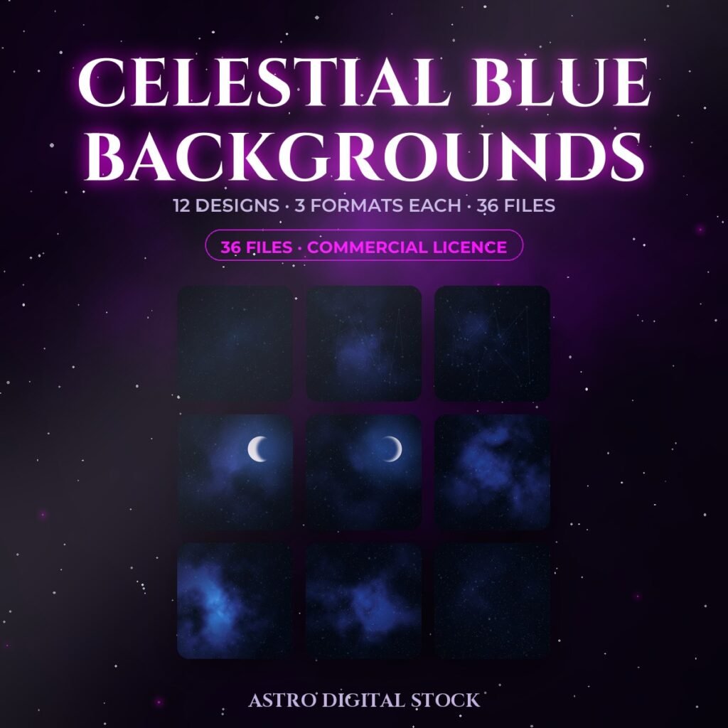 Celestial Blue Backgrounds
