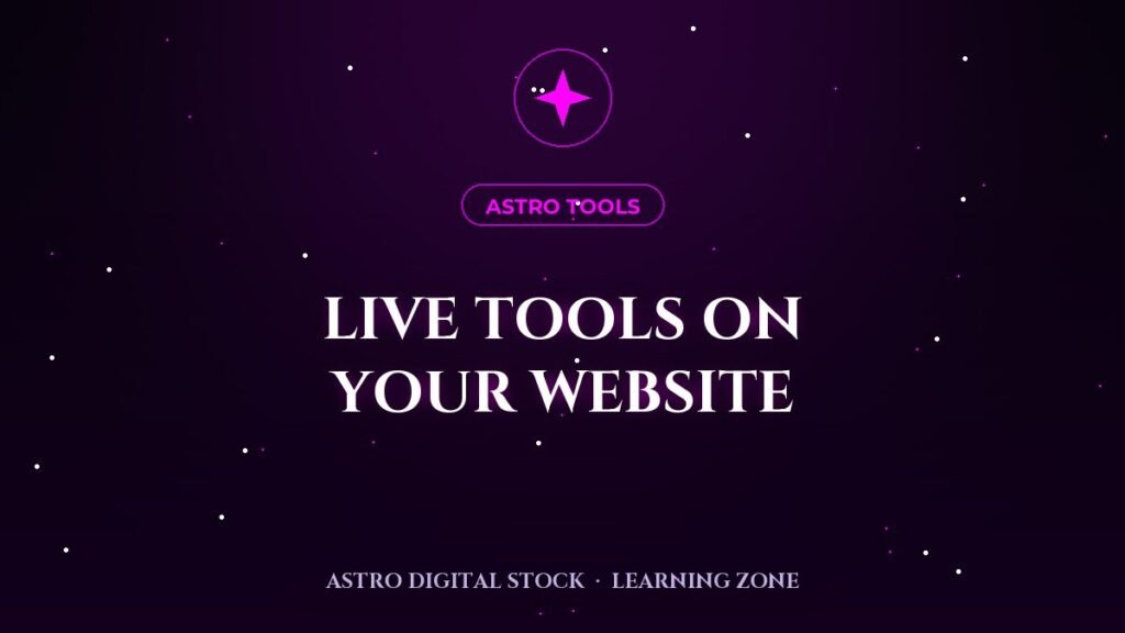Live Astrology on Your Site with AstroSolutions.app — lesson cover