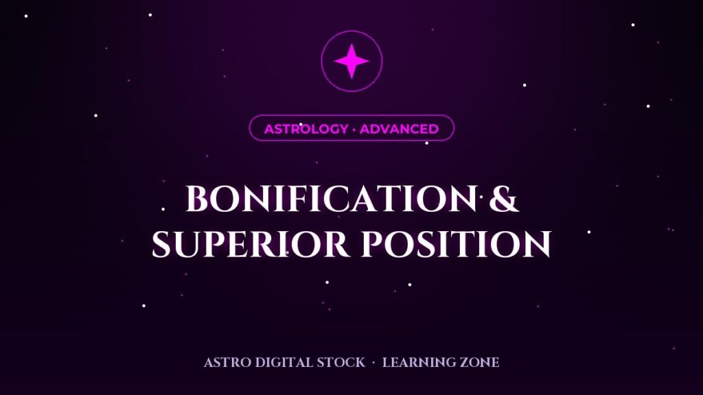 Bonification: How Benefics Rescue a Chart — lesson cover