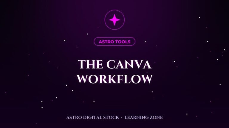 The Canva Workflow for Astrology Content