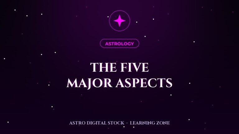 The Five Major Aspects: How Planets Talk to Each Other