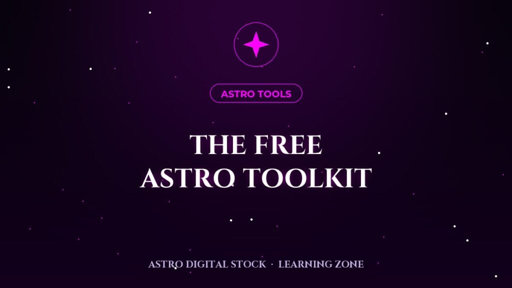 The Free Astrology Toolkit: Charts, Ephemerides & Research — lesson cover