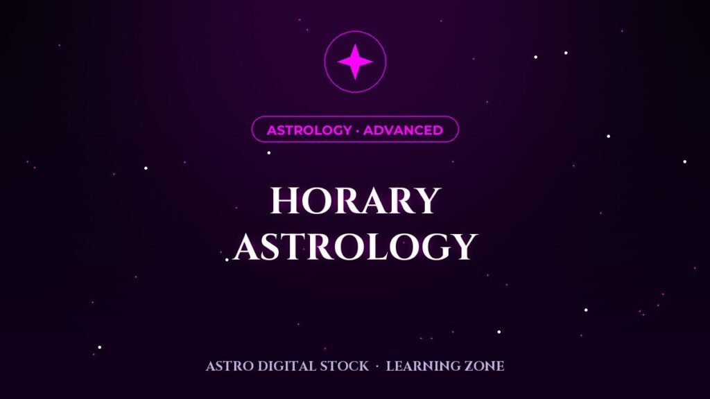 Horary Astrology: Asking the Sky a Question — lesson cover