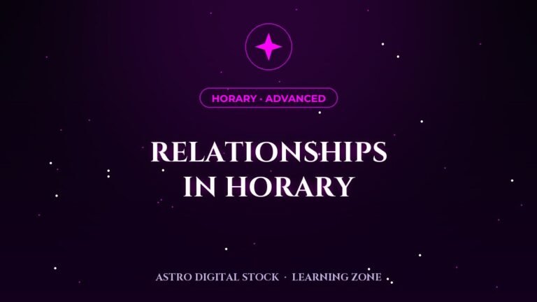 Horary 11: Relationship Questions and the Third Party