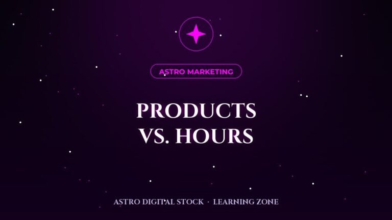 Products vs. Hours: Building Income That Scales