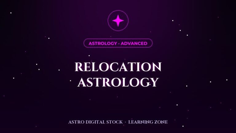 Relocation Astrology: Same Sky, New Horizon