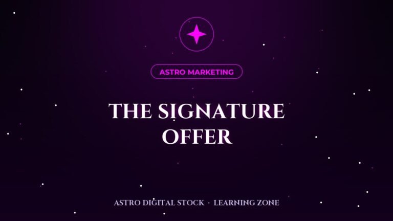 Turn Your Readings Into a Signature Offer That Sells