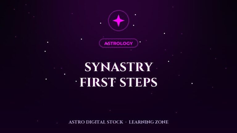 Synastry First Steps: Reading Two Charts in Relationship