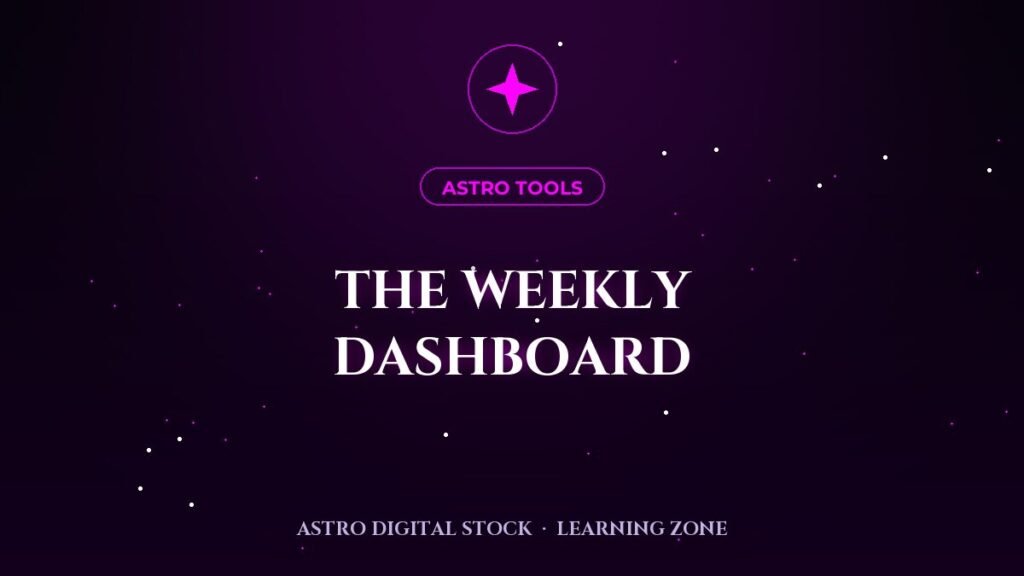 Your Weekly Content Dashboard — lesson cover