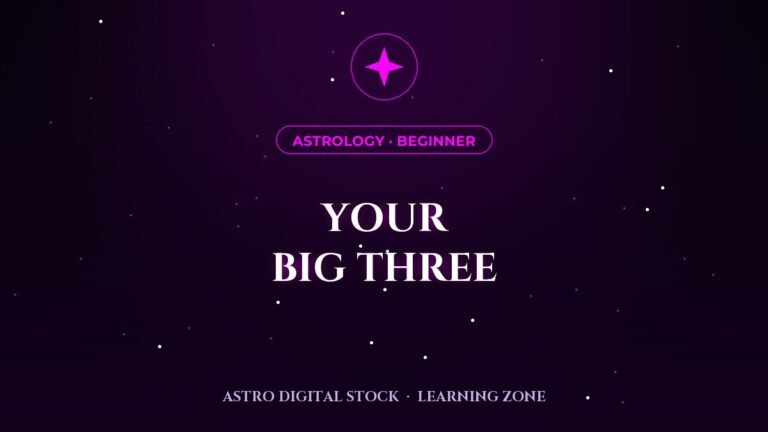 Your Big Three: Sun, Moon and Rising
