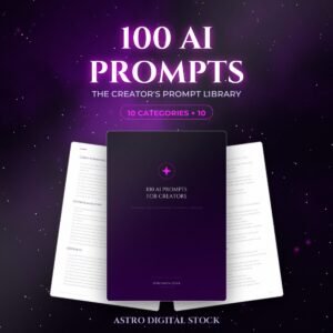 100 AI Prompts for Astrology Creators
