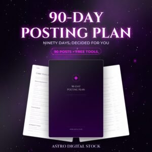 90-Day Astrology Posting Plan