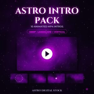 Astro Intro Pack — 10 Motion Backdrops